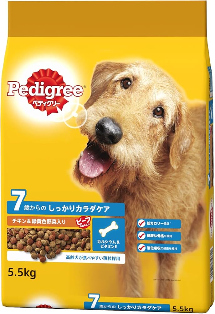 Amazon | ペディグリー シニア犬用 7歳から ヘルシーチキン&緑黄色野菜