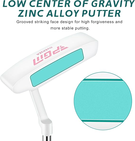 PGM Oversea Golf Putter - Putters for Women Right Handed & Left Handed - Blade Putter for Straighter Putts
