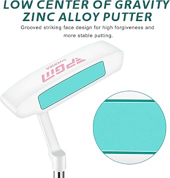PGM Oversea Golf Putter - Putters for Women Right Handed & Left Handed - Blade Putter for Straighter Putts