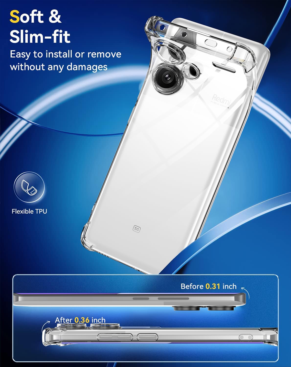 Kwmobile Cover Per Xiaomi Redmi Note 13 Pro 5G / Redmi Note 13 Pro Plus 5G Custodia - Back Case Per Smartphone In Silicone TPU - Protezione Gommata - Rosa Shocking - Foto 3