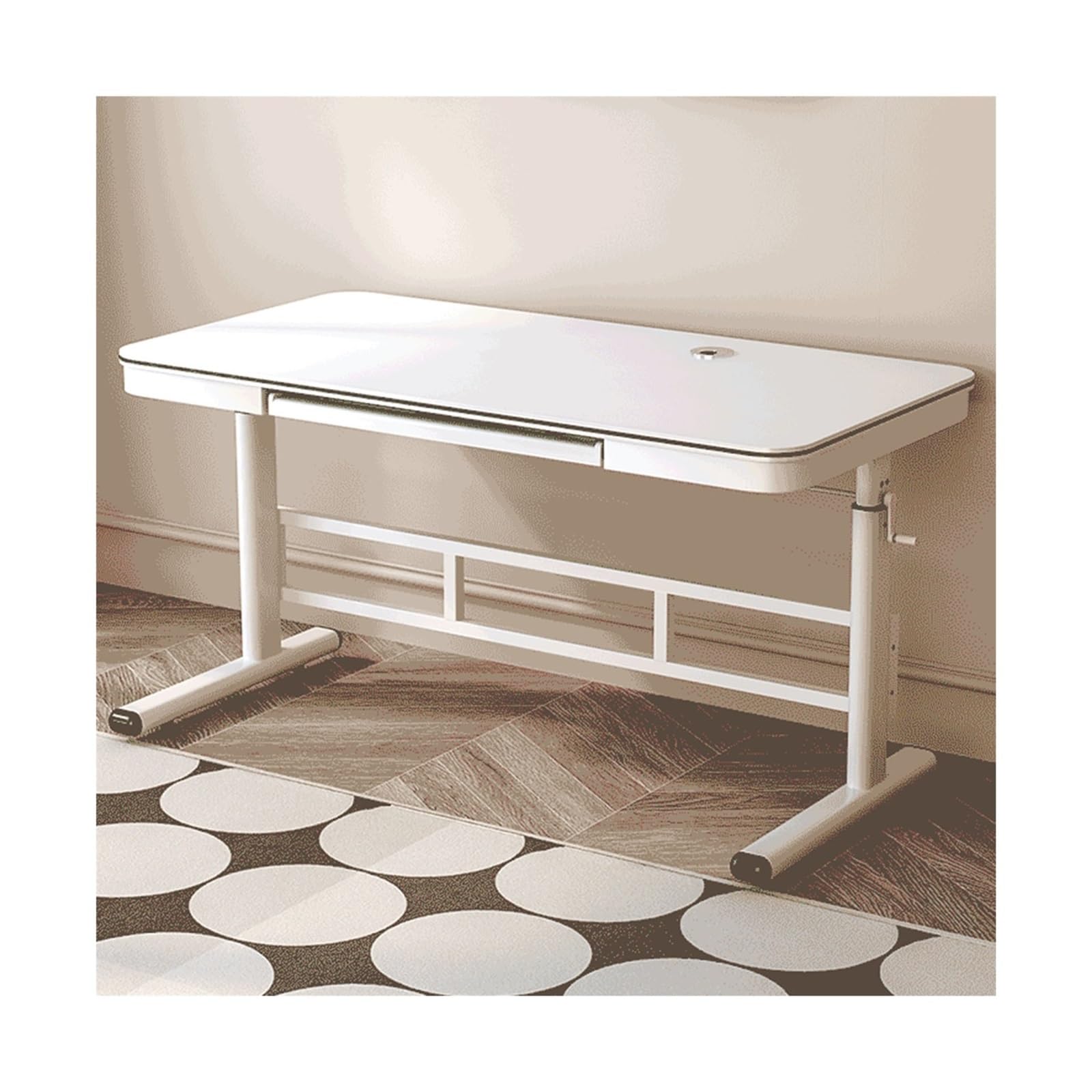 Bureau d'étude à domicile surélevé pour un intérieur moderne