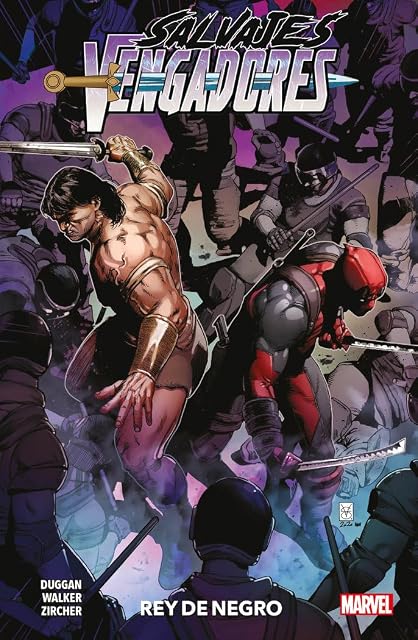 Portada de Salvajes Vengadores 4 Rey de Negro Marvel Premiere