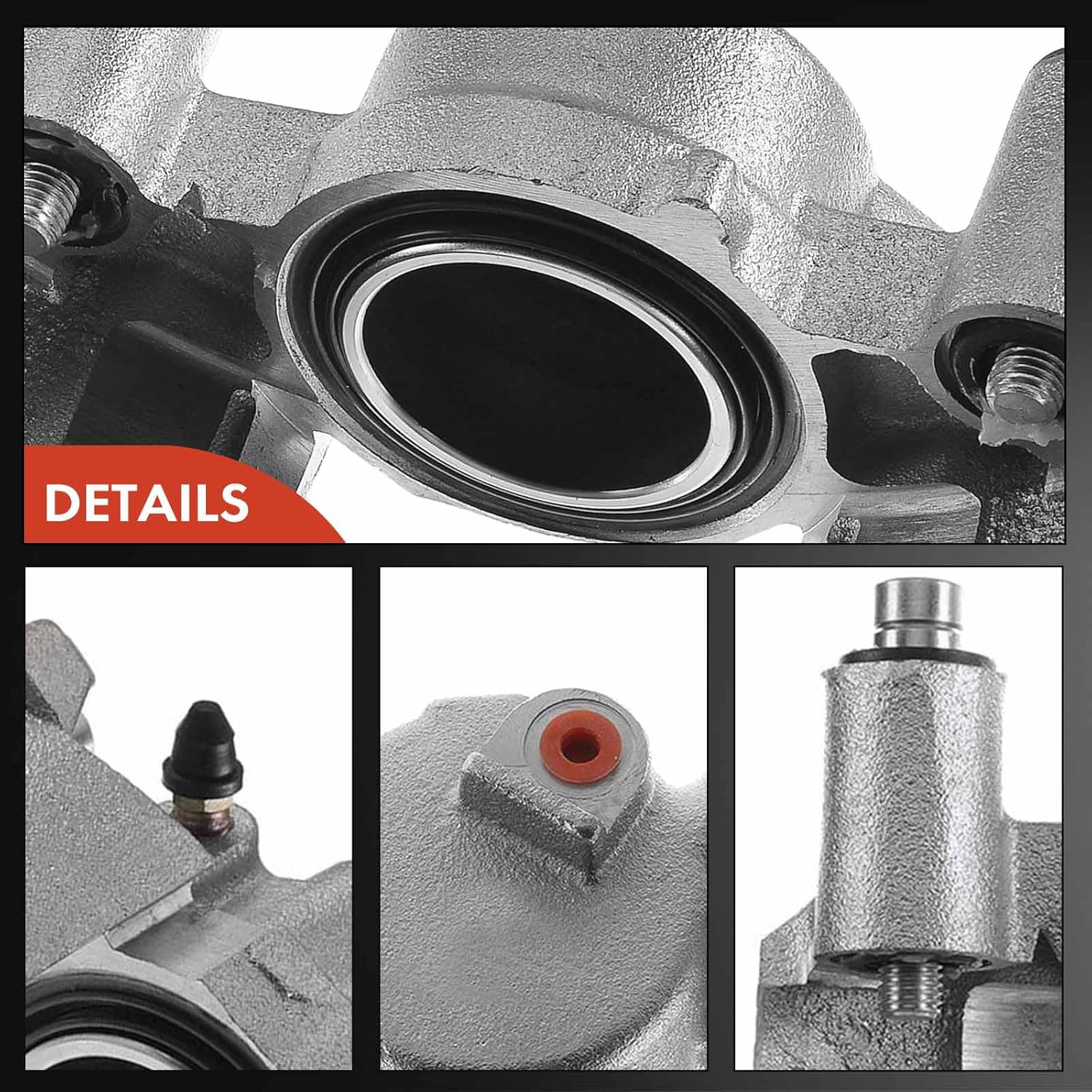 A-Premium Disc Brake Caliper Assembly Without Bracket Compatible with Select Chevy, Cadillac, Buick, Oldsmobile and Pontiac Models - Century, Electra, LeSabre, Celebrity, DeVille - Front Passenger