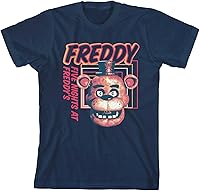 Vista 1 de Five Nights At Freddy's Freddy Head Camiseta azul marino para niño