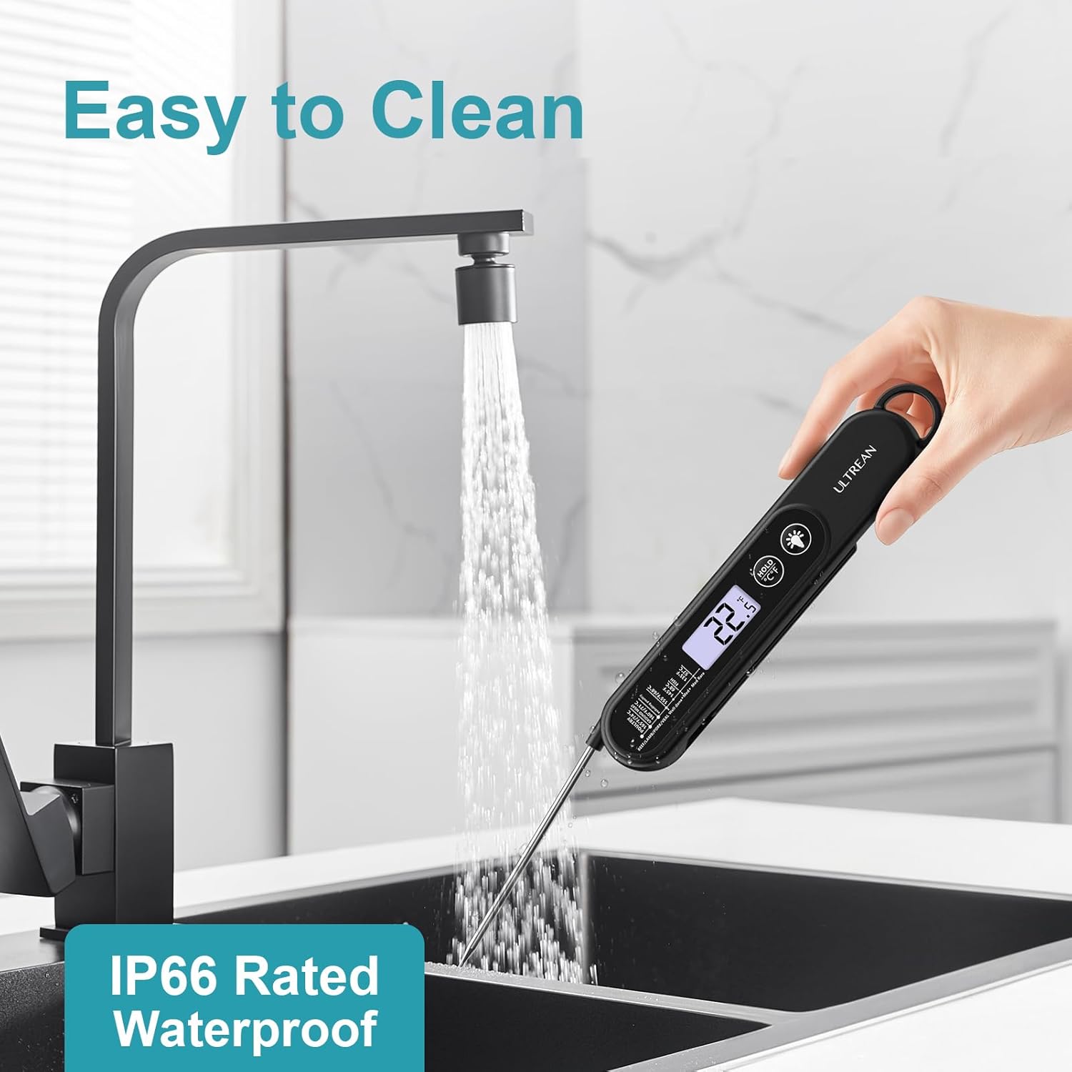 Ultrean Toaster & Meat Thermometer