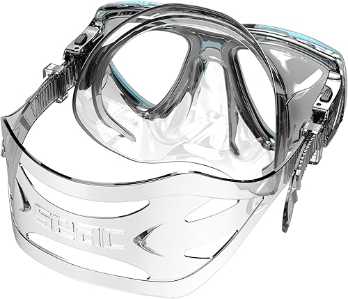 Miniatura 4 de SEAC Clear Dual-Lens Silicone Diving Mask Antifog Low Volume Mask for Diving and Snorkeling
