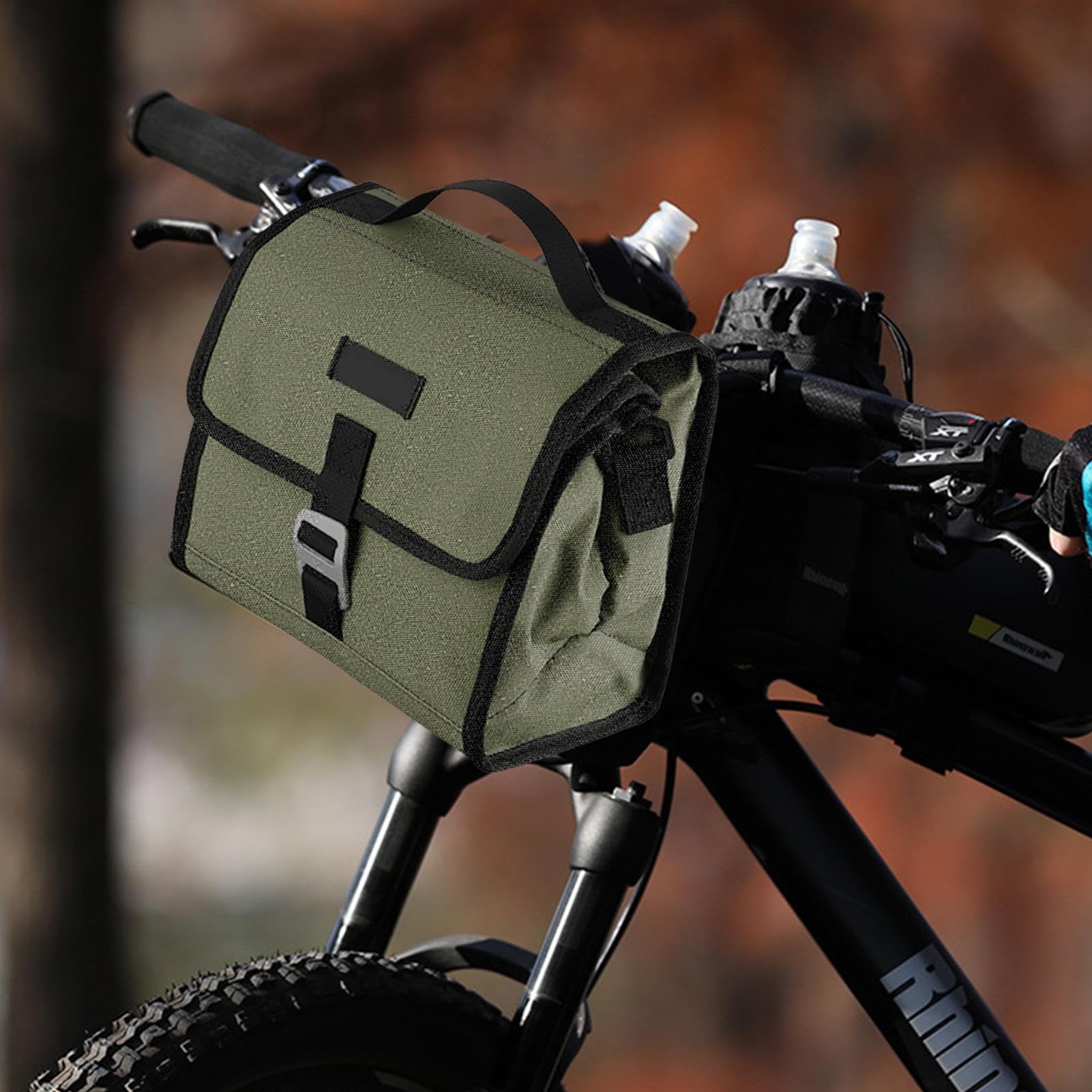 Borse da Bici per Biciclette per ciclismo con resistenza all'usura | Borsa Portaoggetti per Mountain Bike per Escursionismo, Viaggi, Picnic, Campeggio, Trekking