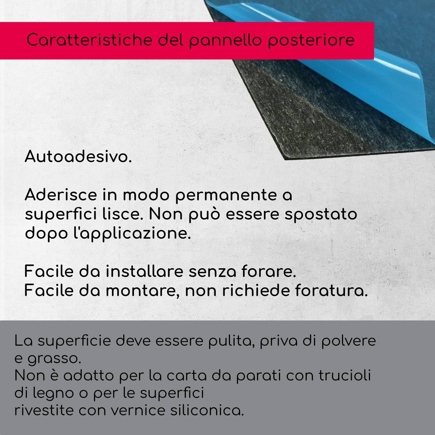 Magstick I Foglio ferroso adesivo per calamite, rivestimento bianco I DIN A2 594 x 420 mm, spessore 0,6 mm I Base flessibile magnetica fai da te per casa e ufficio I mag009