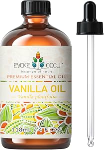 EVOKE OCCU Vanilla Essential Oil for Diffuser, Skin, Aromatherapy