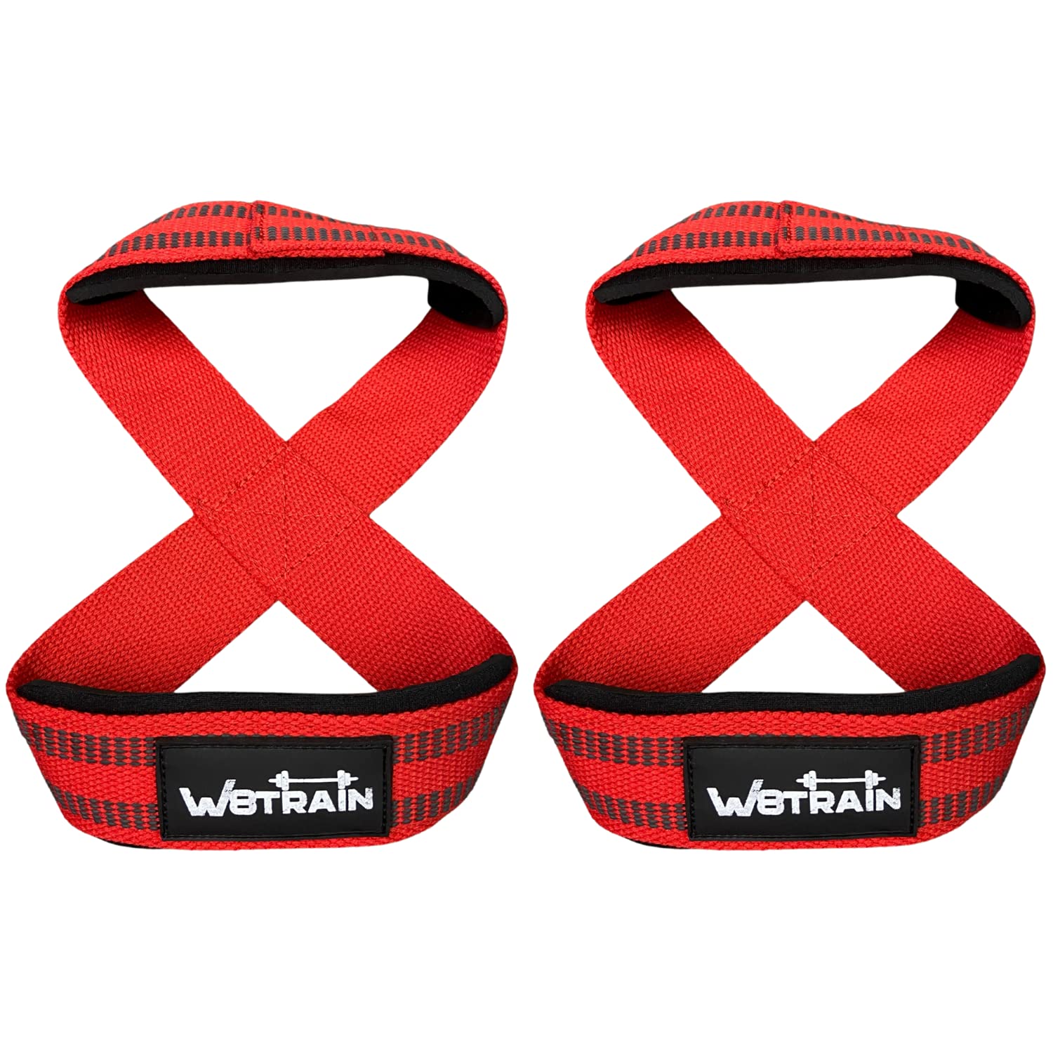 Buy W8TRAIN Padded Figure8 Wrist Weightlifting Straps for Powerlifting