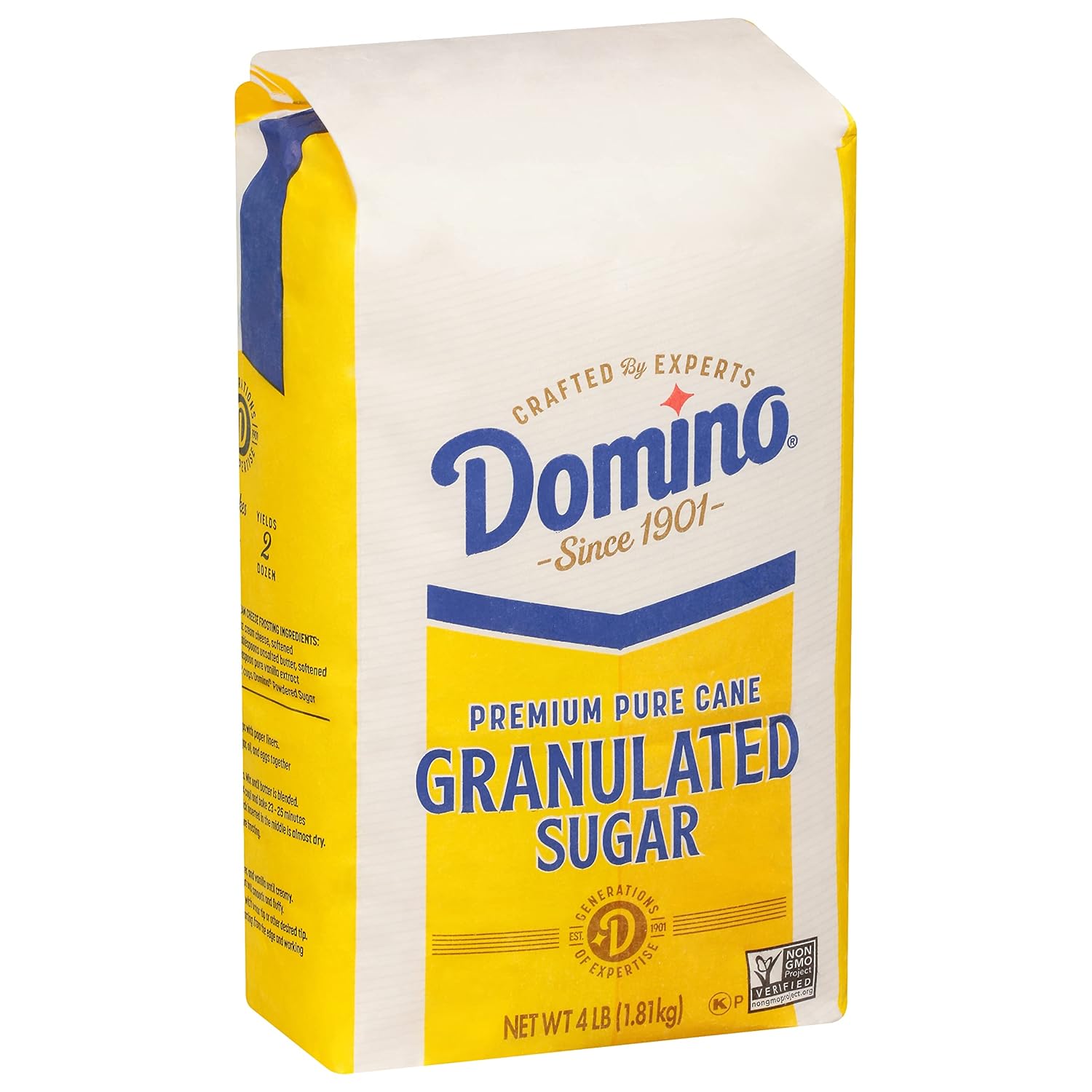 Buy Domino Premium Pure Cane Granulated Sugar, 4 LB Bag (Pack of 2