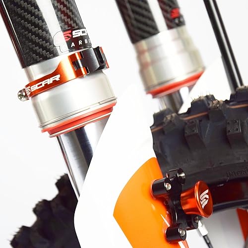 Miniatura 2 de SCAR Motocross Lanzamiento Control Holeshot Arranque Dispositivo Compatible con KTM SX 85SX 85 105 03-25 - Naranja