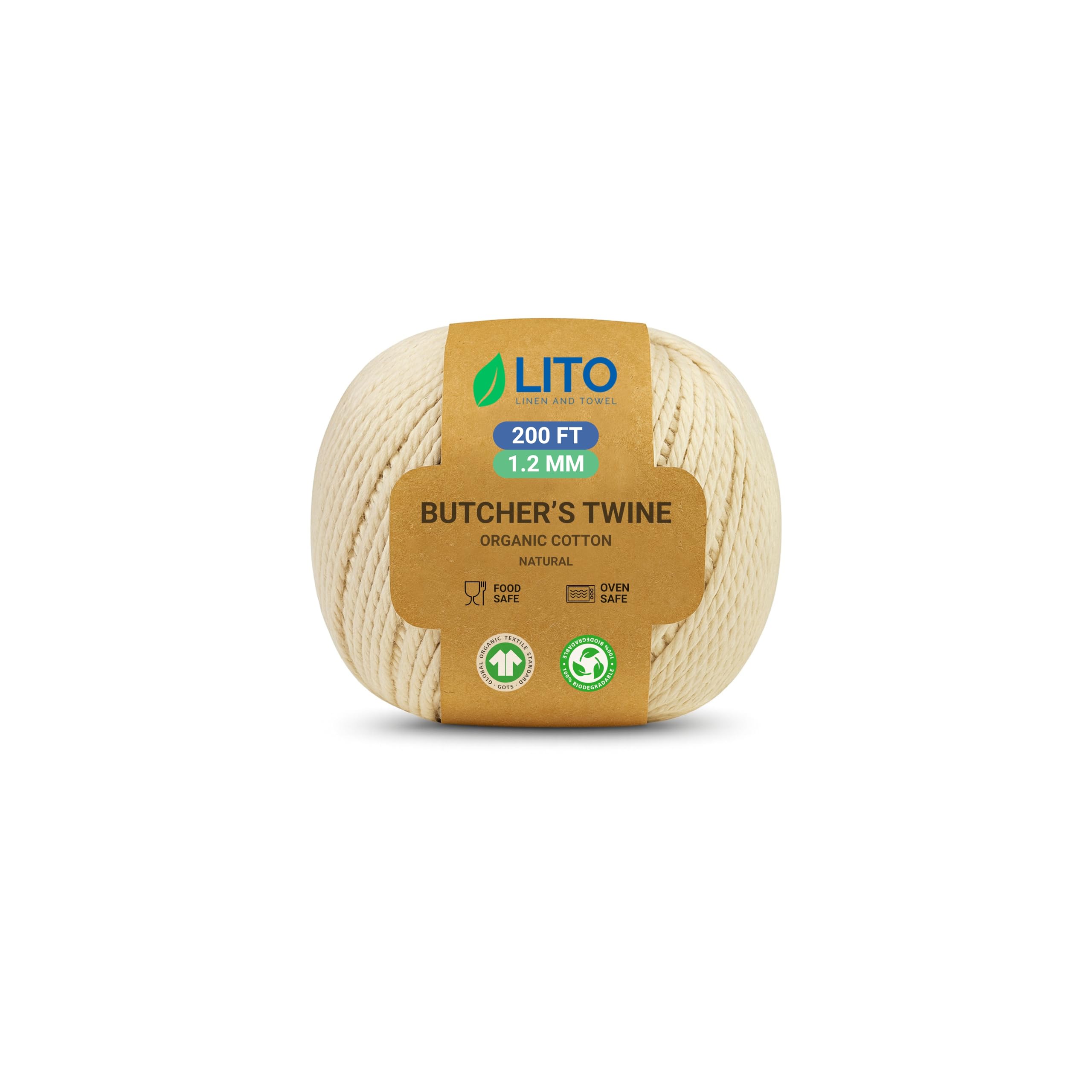 Cotton Twine String | Wrapping Bakers Cooking Craft | Butchers for Kitchen |Gifts Wrapping Thread|Festival Thread Hanging DIY Garden Decor 100% Cotton Twine|11 PLY| 200 FT Pack of 1 — Amazon image 14