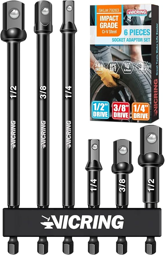 Impact Socket Adapter Set Impact Driver Socket Extension