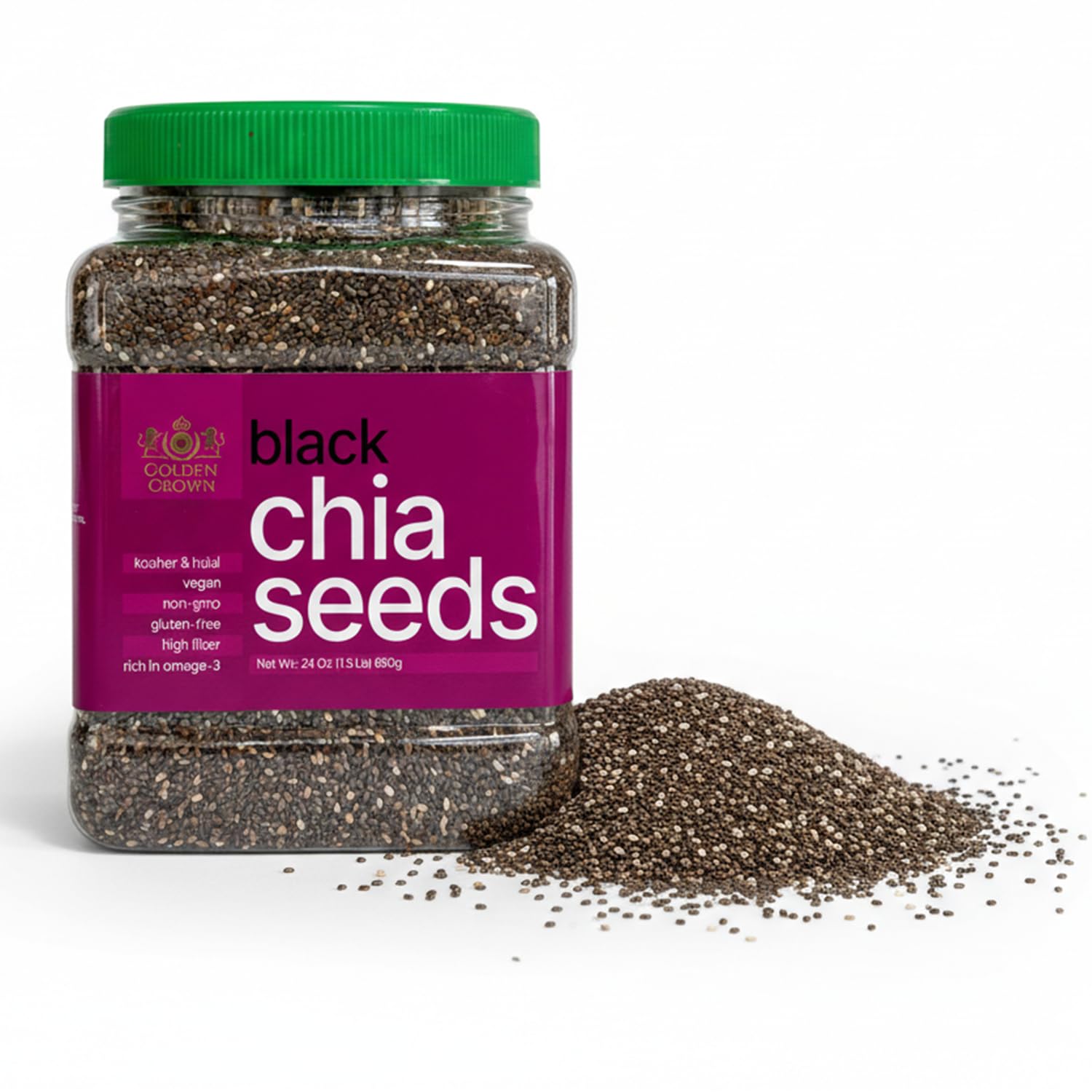 Golden Crown Black Chia Seeds