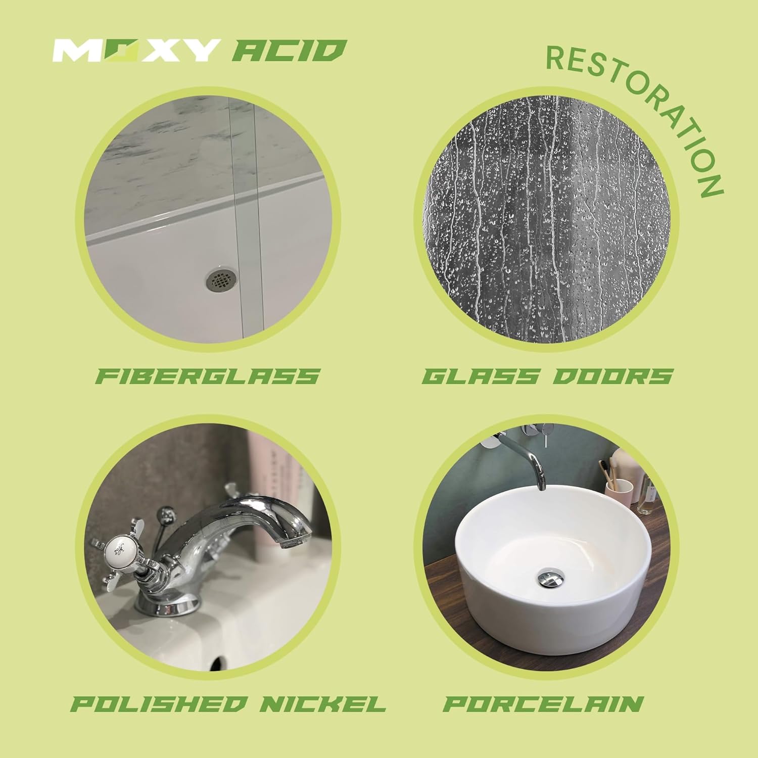 Moxy Acid Wheel and Tire Cleaner (1 Gallon) - Professional Car Wash Wheel Cleaner - Cleaning Spray for Car Detailing - Wheel Cleaning Kit Safe for Cars, SUVs, Motorcycles, RVs, and Trucks