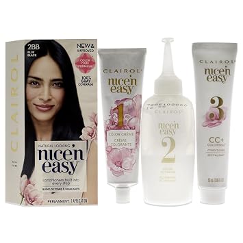 Clairol Nicen Easy Color Blend - 2BB Blue Black Hair Color Women 1 Application