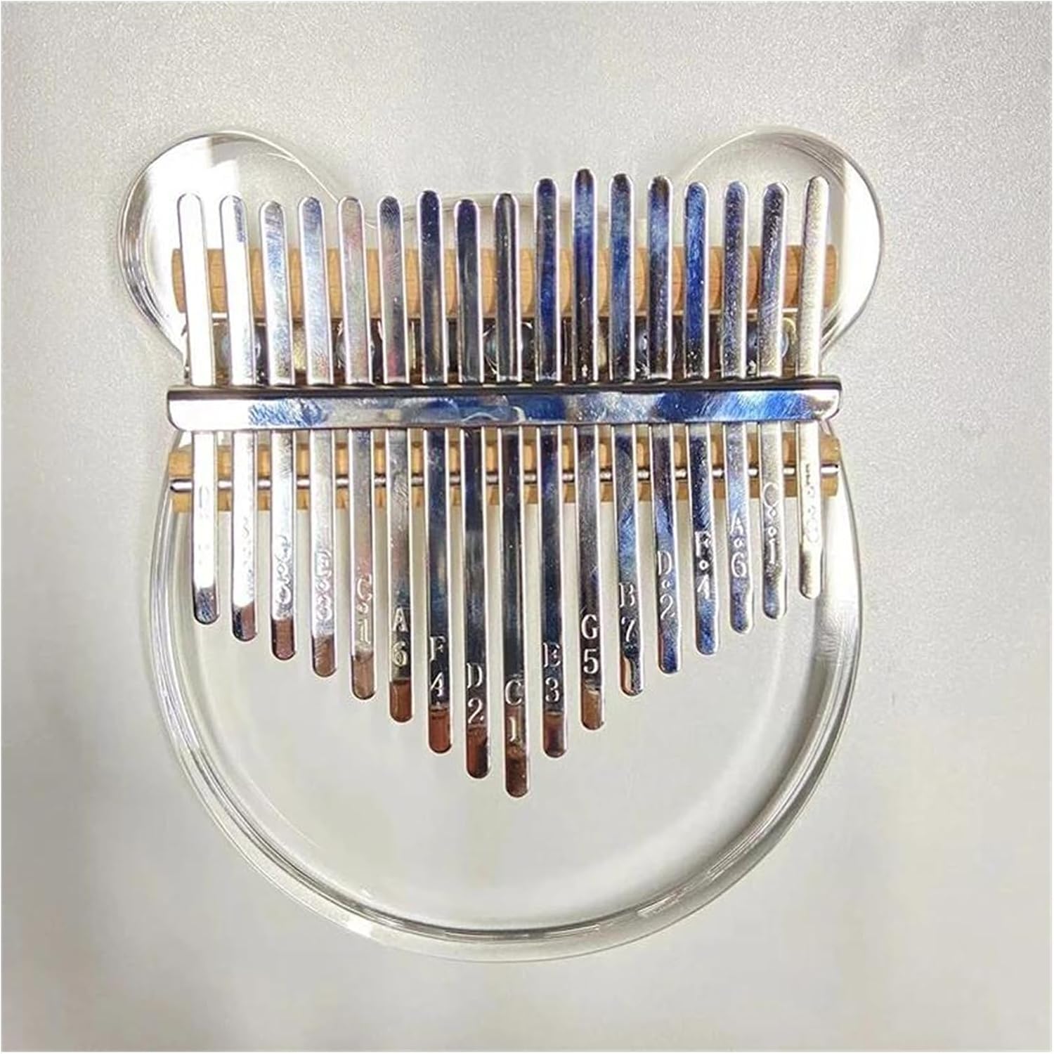 ハンドメイド 3D Mibra 17キー カリンバ アフリカン ピーチ