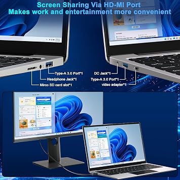 2026 14 Inch Laptop Computer Win 11Laptops with 8GB 256GB SSD Up to 1TBSSD Expand Laptops N4020 up to2.8GHz FHD 108OP Display Dual WiFiWebcam Portable Laptop for StudentsBusiness Home Office--Silver