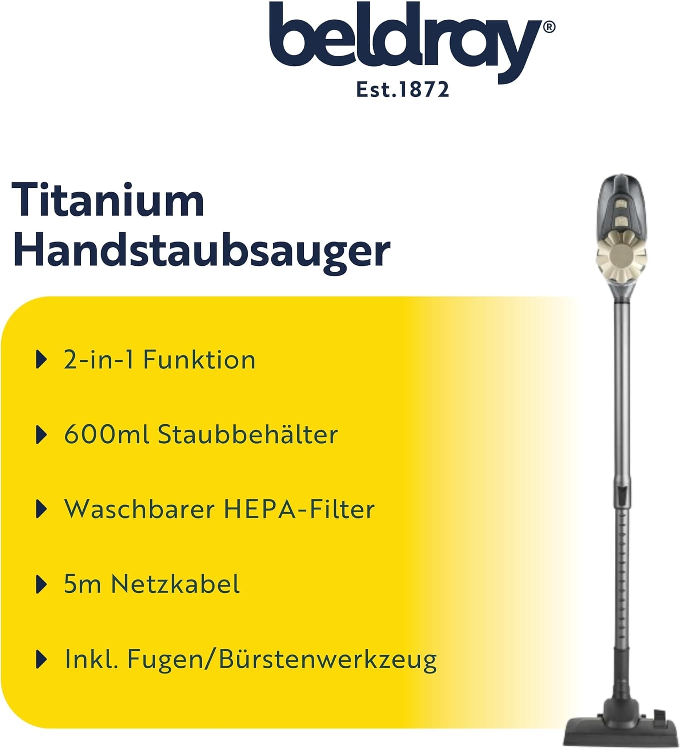 Beldray BEL01731TT Handheld Vacuum Unit