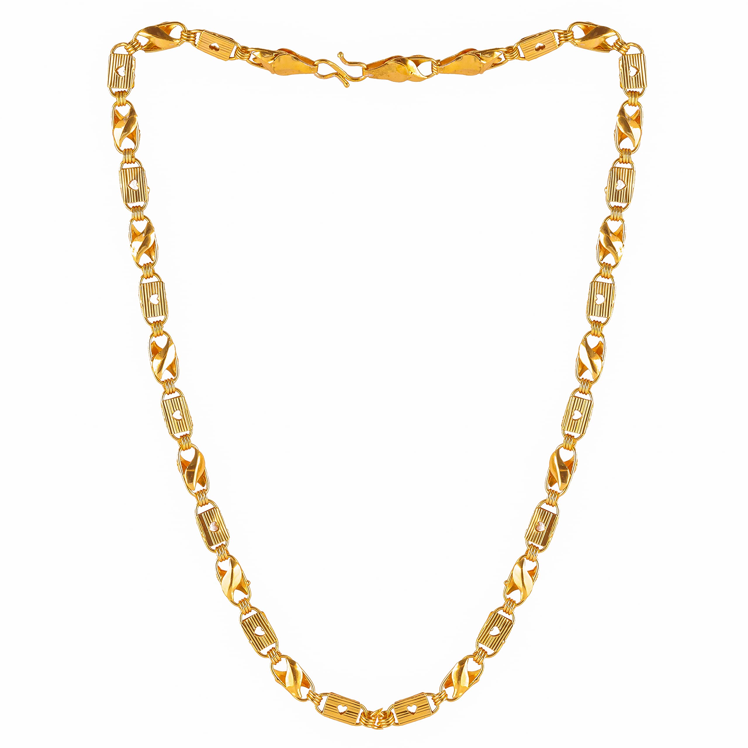 Brado Jewellery Gold Plated Stainless Steel Chain For Boys and Man (B09VL48XM6) Amazon Price History, Amazon Price Tracker