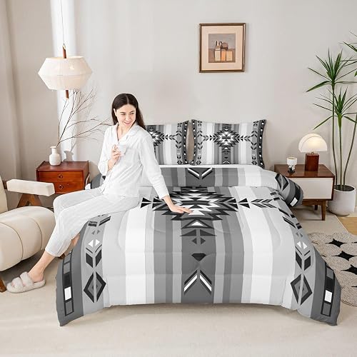 Southwest Ombre Tribal Comforter Set Queen Size Kids Boys Gi