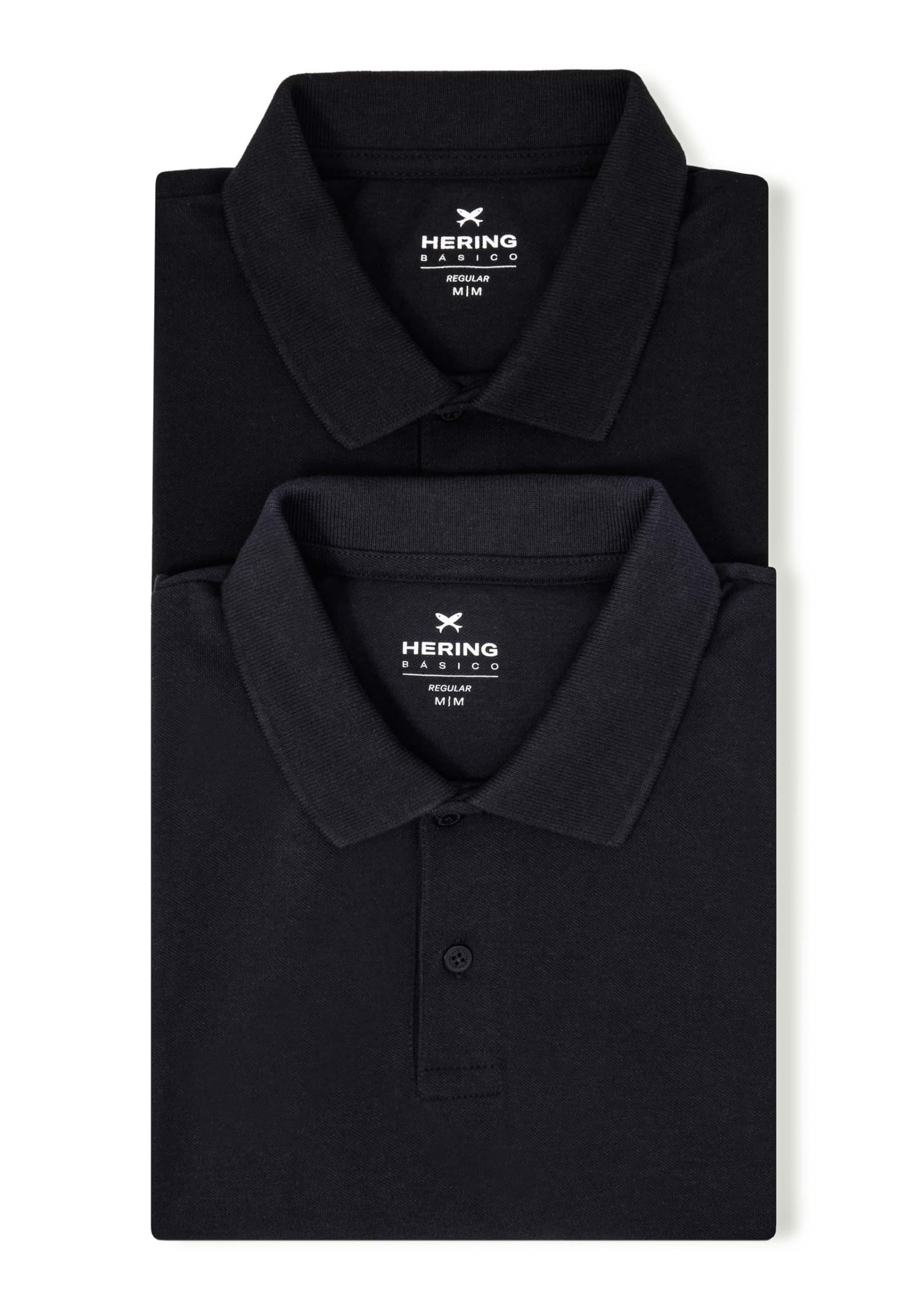 Kit Com 2 Camisas Polo Básicas Masculinas