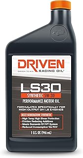 Joe Gibbs Driven Racing Oil 02906 LS30 5W-30 Synthetic Oil - 1 Quart Bottle