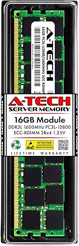 A-Tech 16 GB de RAM para Supermicro Super H8DCT-IBQF, H8QGL-6F-O, H8QGL-iF+, X8DT6-F, X8DTH-6F, X8DTN+-F, X8DTN+-LR, X8DTU-F | DDR3 1600MHz