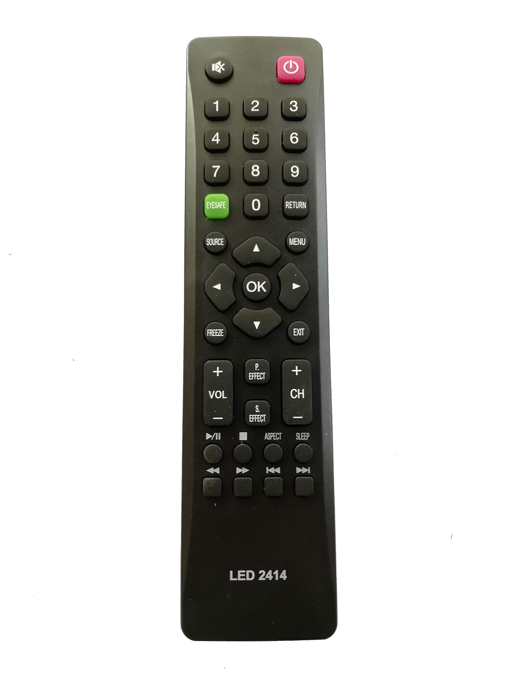 LipiWorld® LED 2414 LCD LED TV Remote Control (Suitable for Intex Led Tv Remote Old Remote Exactly Same Remote Will Only Work) Compatible for INTEX Tv Remote