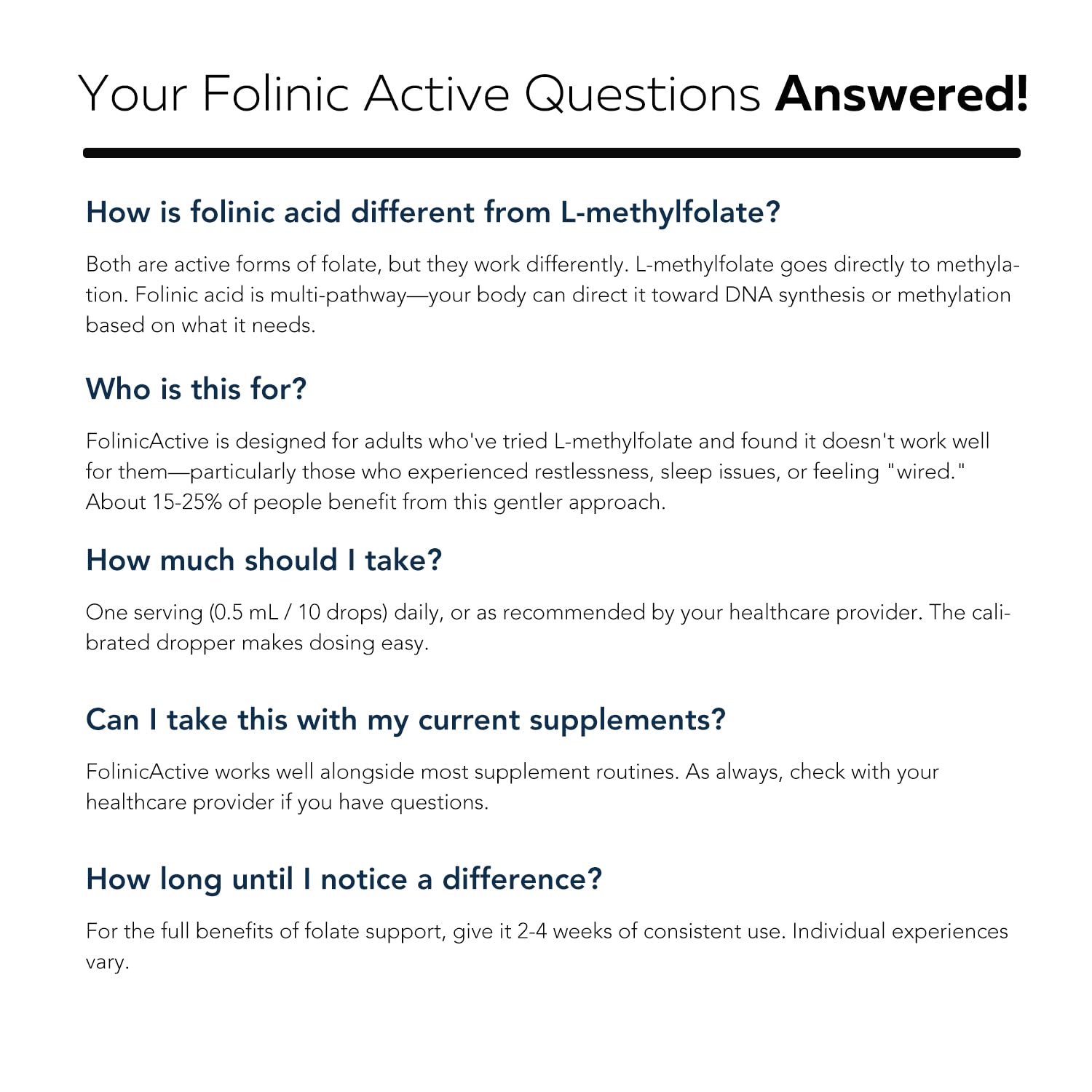 FolinicActive™ Organic Folinic Acid Liquid Drops, 1700mcg with B12, B6 & B2 — Amazon image 9
