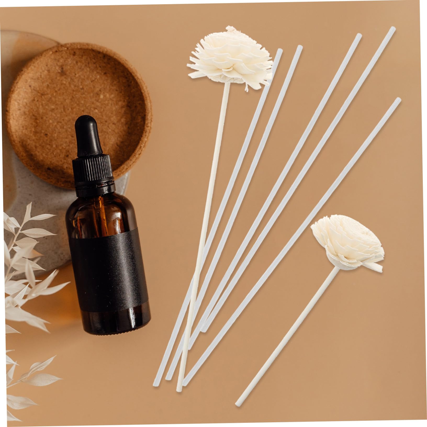 Mobestech 5 Boxen Ätherische Öl Diffuser Sticks Teiliges für Raumduft für Diffuserflaschen für Wohnzimmer Schlafzimmer und Büro Erzeugt Frischen Duft und Angenehme