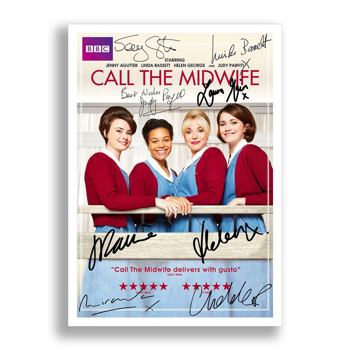 Memorabilia A4 Poster Only Call The Midwife Cast Signed Autograph Autographed A4 Poster Photo Print Photograph Picture Tv Show Series Season Framed Dvd Boxset Gift (A4 Poster Only)