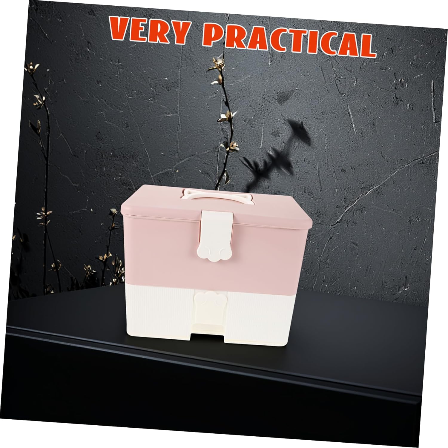 Double Layer Nail Polish Storage Case Portable Nail Tool Carrying Organizer for Manicurists Large Capacity Makeup Box Handle for Travel and Home Use