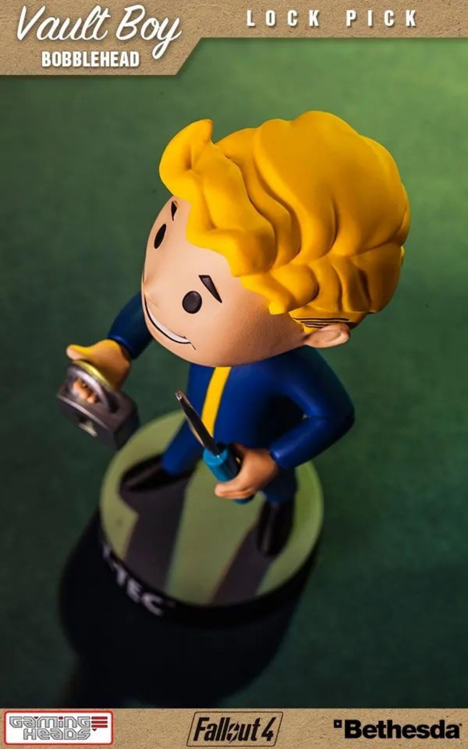 Boneco Fallout 4 Vault Boy 111 Bobble Head Série 1 (palheta de