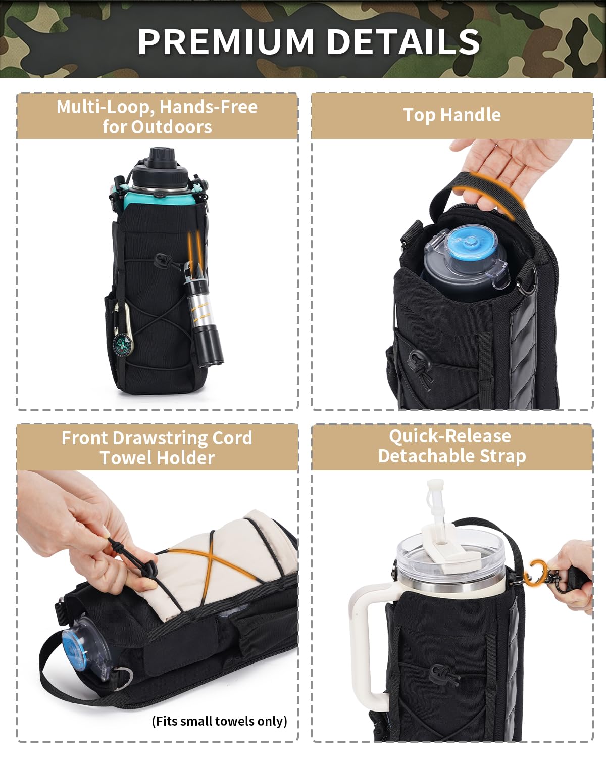 Magnetic Water Bottle Holder - Gym & Hiking -8 Magnetic Water Bottle Holder - Gym & Hiking -8
