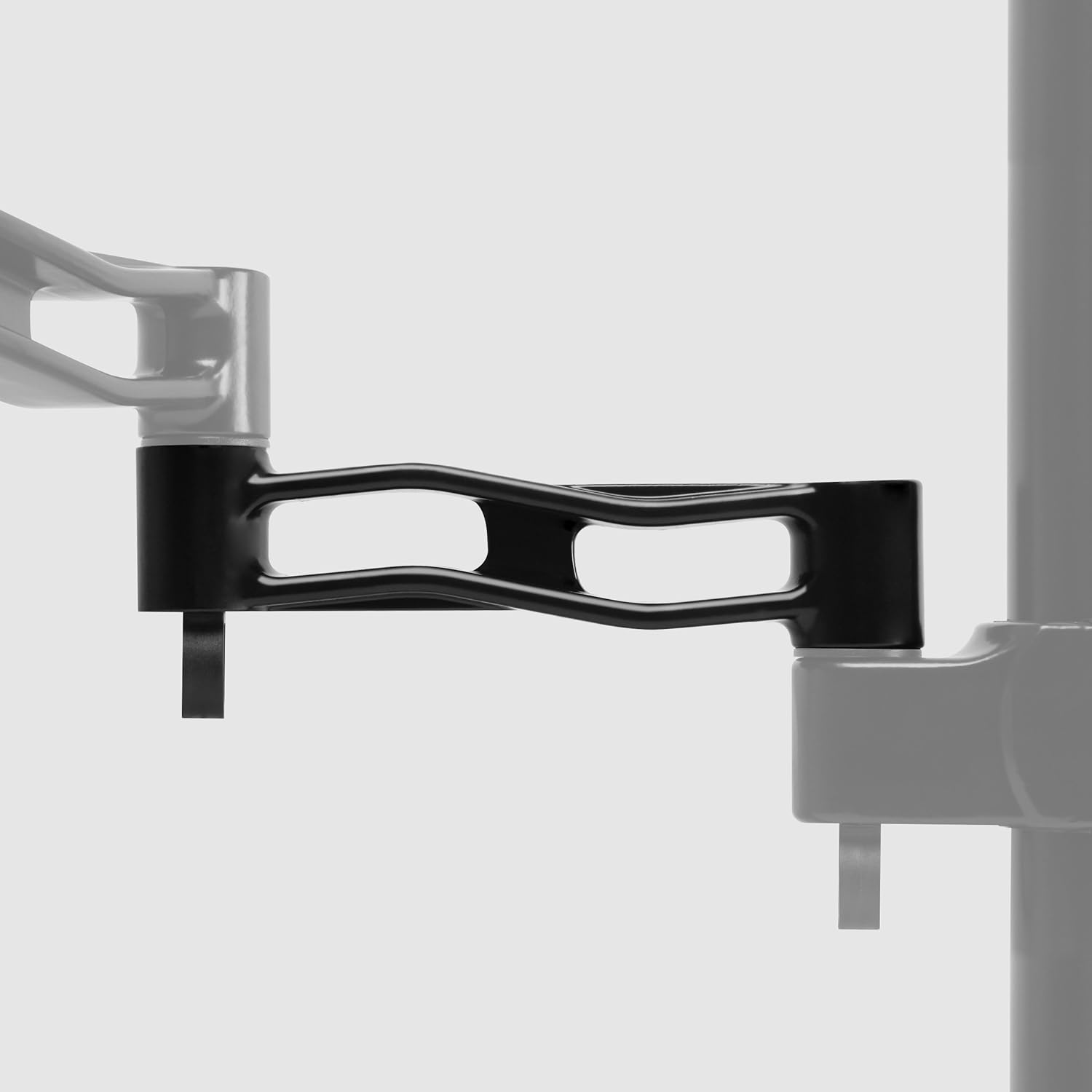 Duronic Spare Arm DM35 [2 PACK] 2x Arms Compatible with All Duronic Monitor Desk Mounts & Poles | BLACK | Aluminium | 18cm x 4cm each | Use to Extend DM351, DM352, DM353, DM354