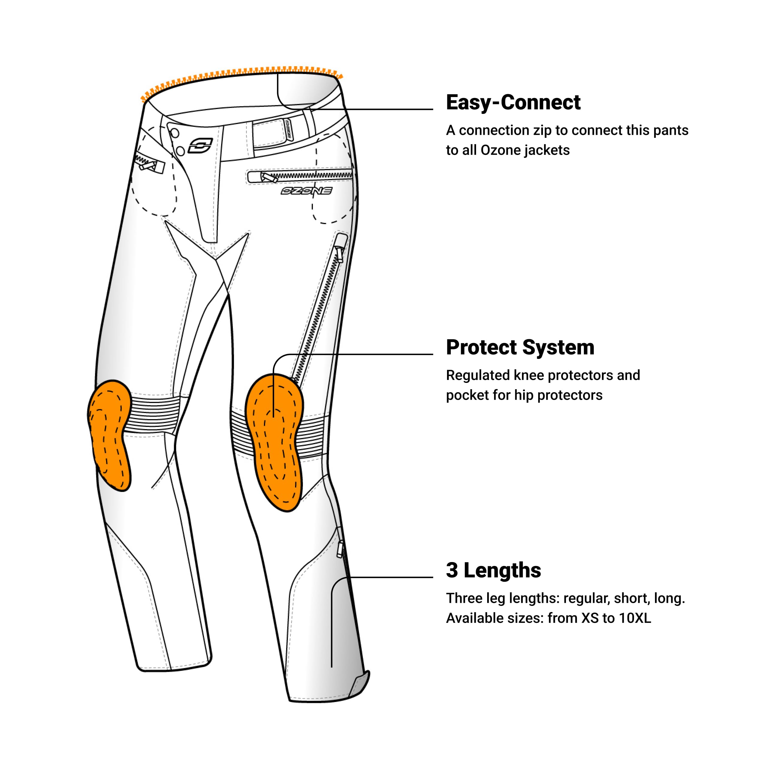 OZONE MOTO touring Uniseks Vulcan