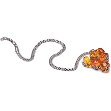 Natural Baltic Amber Pendant - Natural Baltic Sea Amber Beads Jewelry - 70 cm