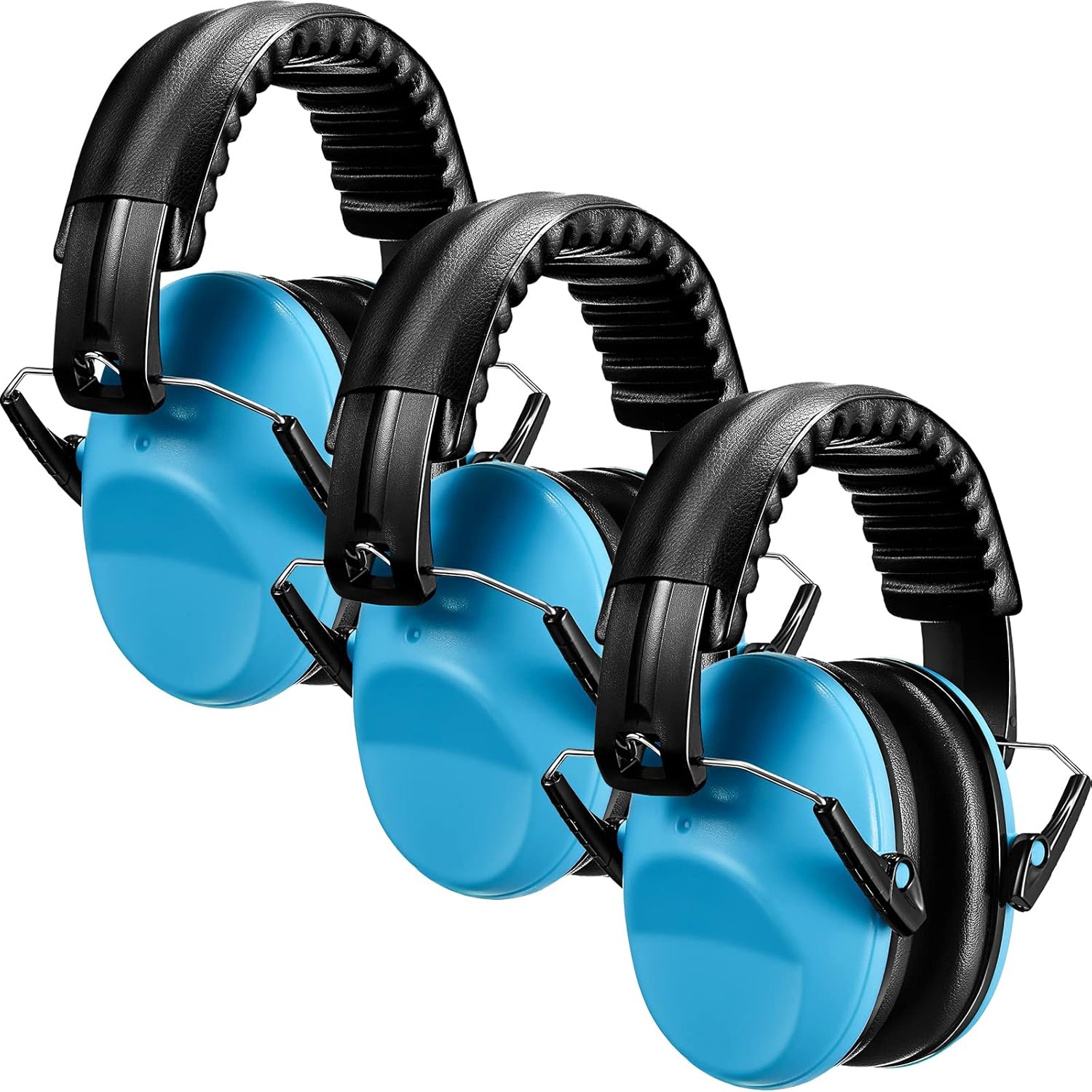 Paquete de 3 auriculares con reducción de ruido para niños, orejeras de protección auditiva para autismo, niños pequeños, orejeras de 27 db