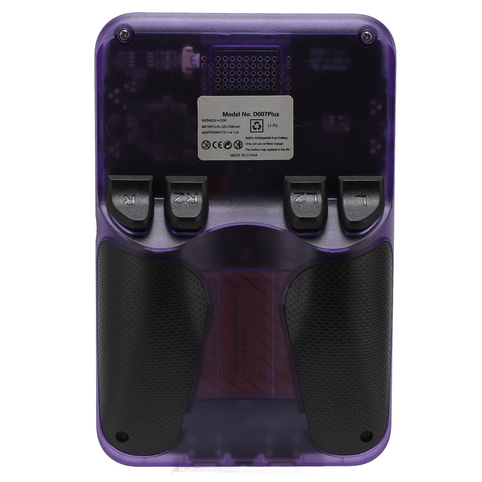 Console de Jeu Portable Rétro D007, écran IPS 640 X 480 3,5 Pouces, Console de Jeu Vidéo de Poche Portable 2500 MAh, Prend en Charge 9 émulateurs Grand Public, Carte SD 64 Go