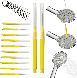 Multiplesize Showerhead Cleaner Tools, Shower Head Cleaning Brushes Small Hole, Handheld Showerhead Cleaner Anti-Clogging ...