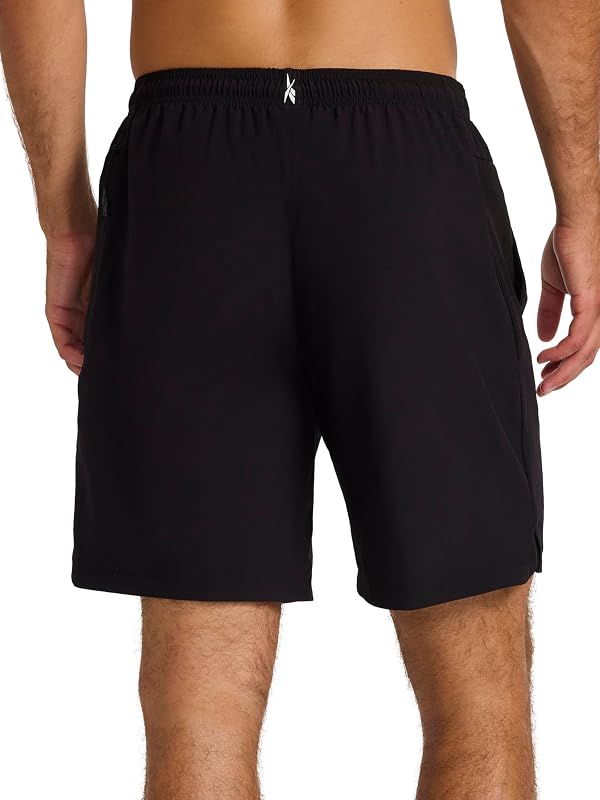 Reebok Men’s Glider Running 7” Short, Standard Fit, Lightweight Stretch Poly Woven Fabric, Black, Medium by Reebok - Used condition - Image 2