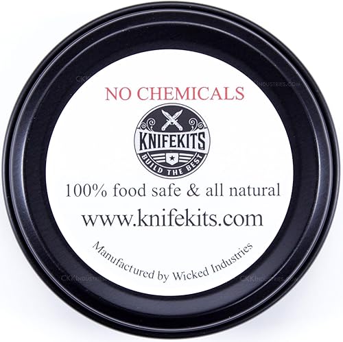 Miniatura 3 de Cera mimada (2.0 onzas) Protección de cuchillo de vanguardia para acero, madera, epoxi, plástico y cuero 100% orgánica y segura para alimentos