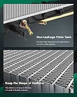 Vista 5 de SCITOO Radiador compatible con Toyota RAV4 CU1859 CU1859 CU1859 1996-1997