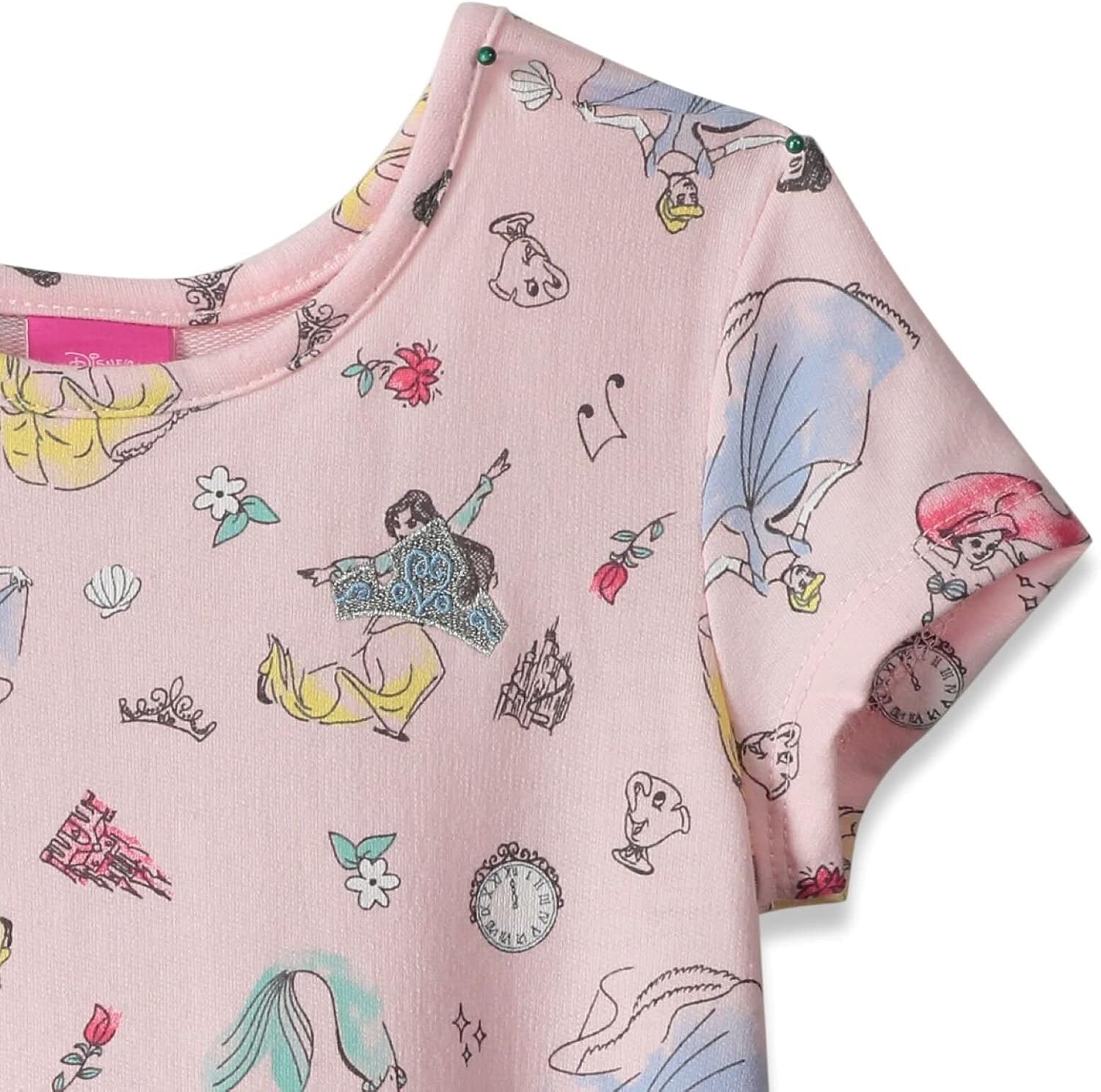 Disney Princess Frozen Ariel Cinderella Aurora Belle Christmas Girls Dress Toddler to Little Kid - Image 5