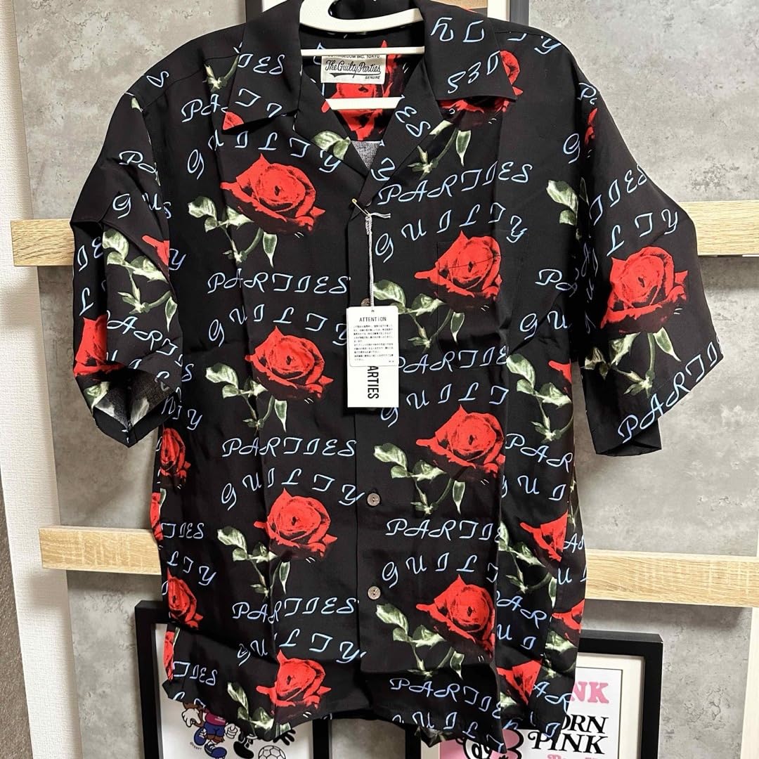 Amazon.co.jp: wacko maria アロハ コムドット ヤマトM ワコマリア  