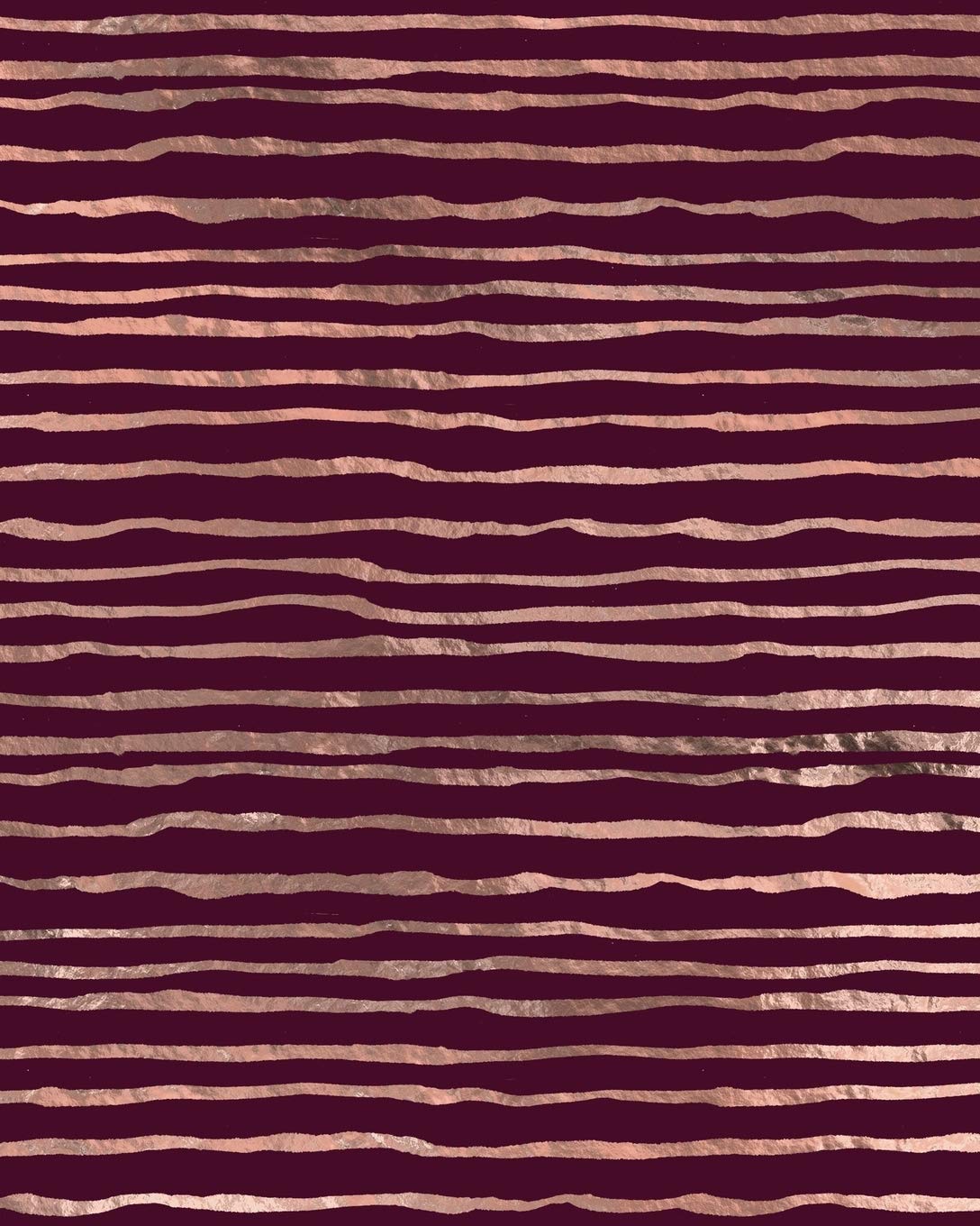 Rose Gold And Burgundy Composition Notebook - Large Ruled