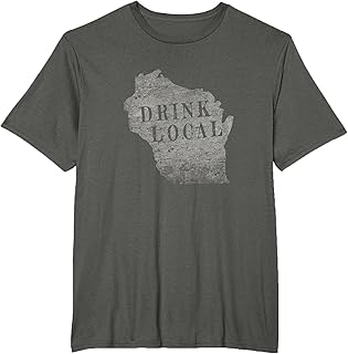 Vintage Drink local craft beer Wisconsin T-Shirt