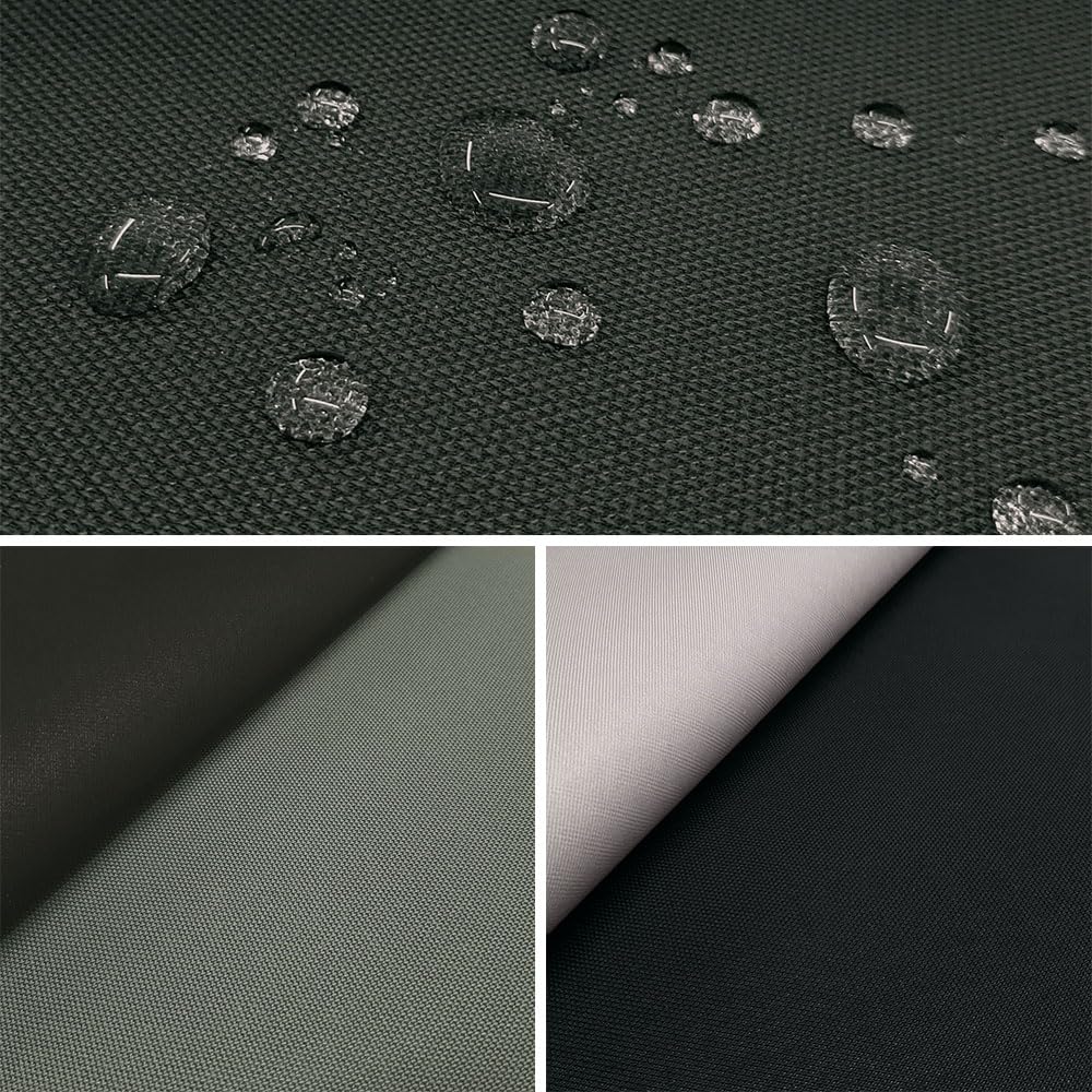 Alonsos – Keprotec® 3-Lagen-Laminat - abriebfester Stoff - per Meter Grau | Ideal geeignet für robuste Bekleidungen, Besätze oder Taschen!